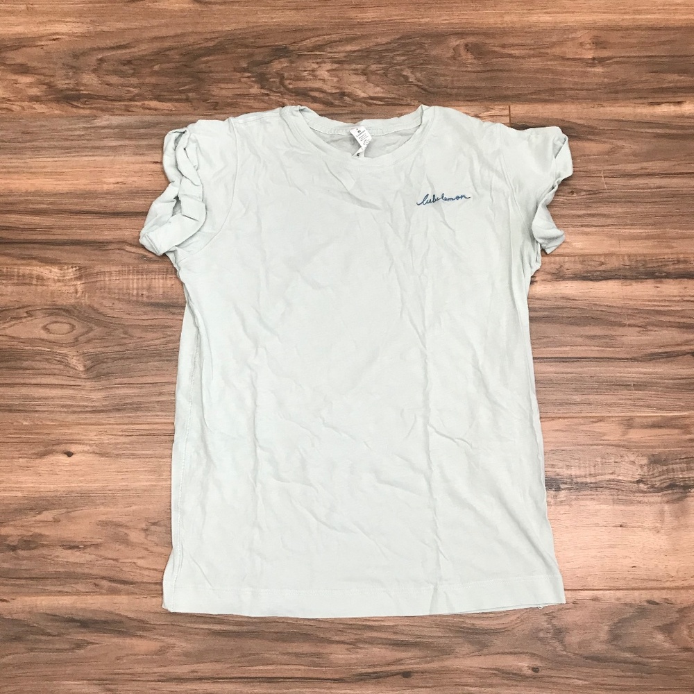 Lululemon Athletica Short Rolled Sleeves Tee 4